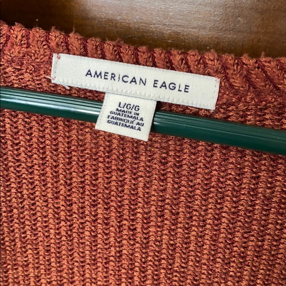 Rust Button-up Top - Picture 3 of 4